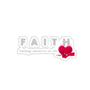 The F.A.I.T.H.  Stickers