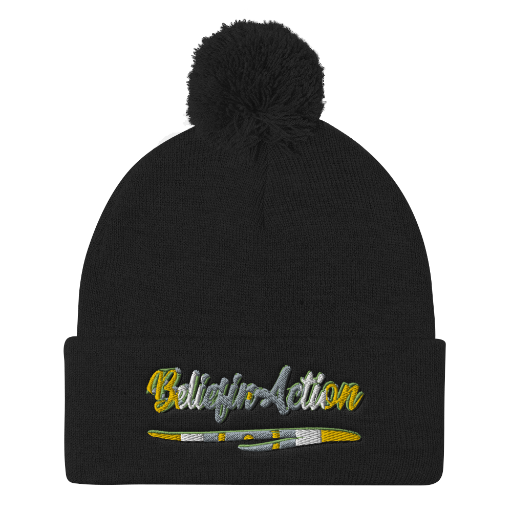 The BeliefinAction Pom-Pom Beanie