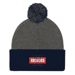 The No Excuses Pom Pom Knit Cap