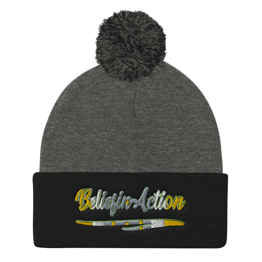 The BeliefinAction Pom-Pom Beanie