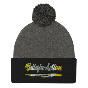 The BeliefinAction Pom-Pom Beanie