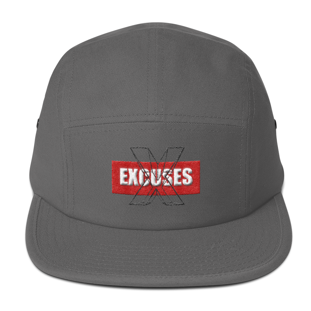 No Excuses Five Panel Cap