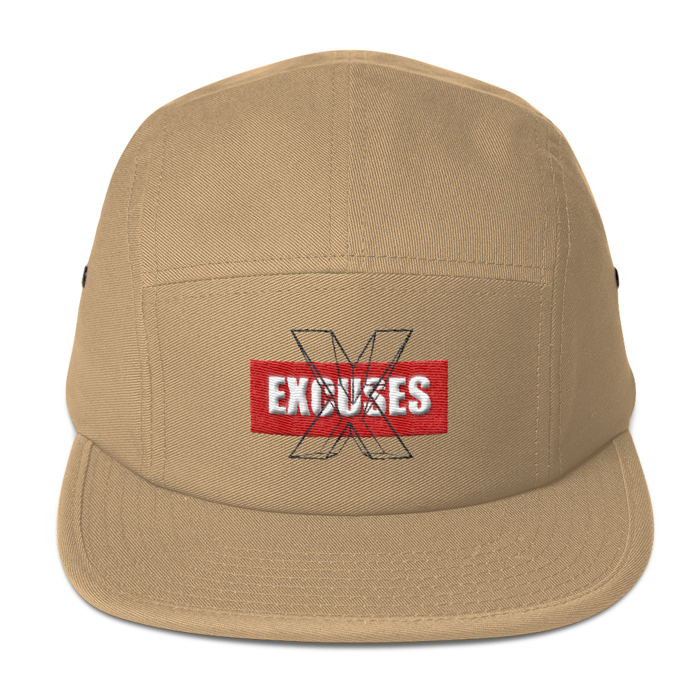 No Excuses Five Panel Cap