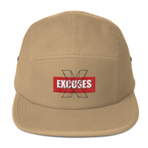 No Excuses Five Panel Cap