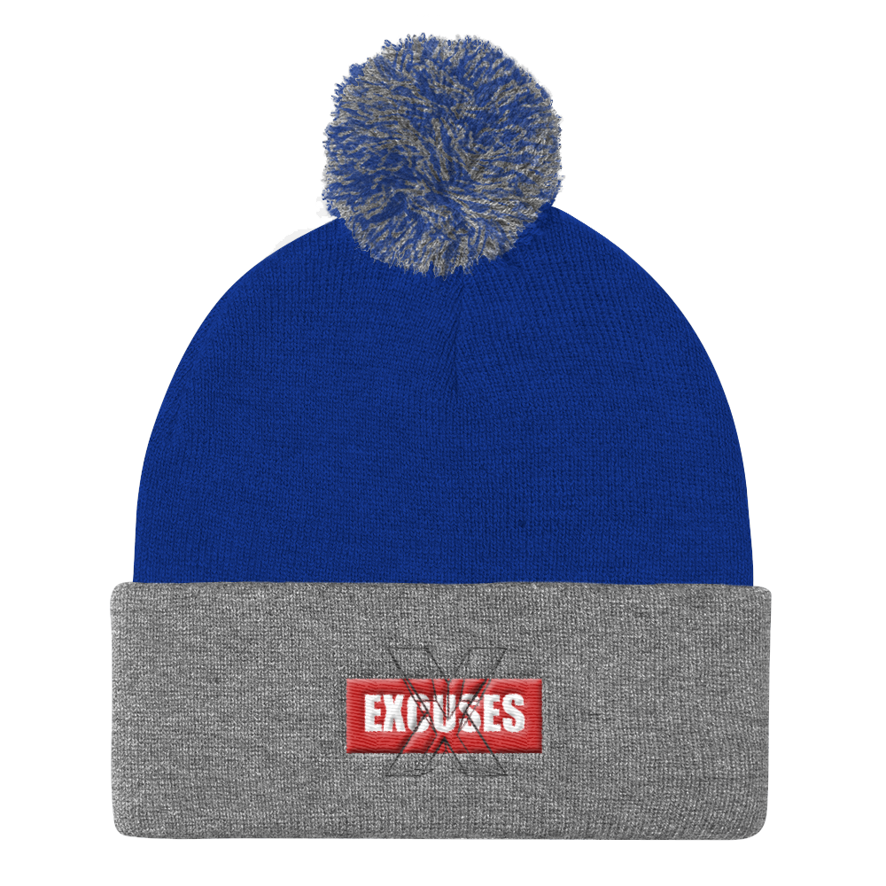 The No Excuses Pom Pom Knit Cap