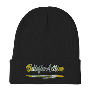 The BeliefinAction Embroidered Beanie